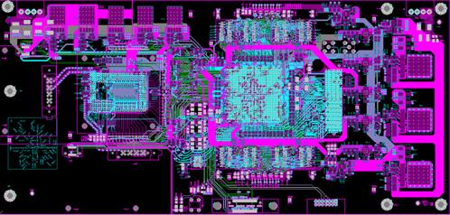 高速數據采集PCB圖