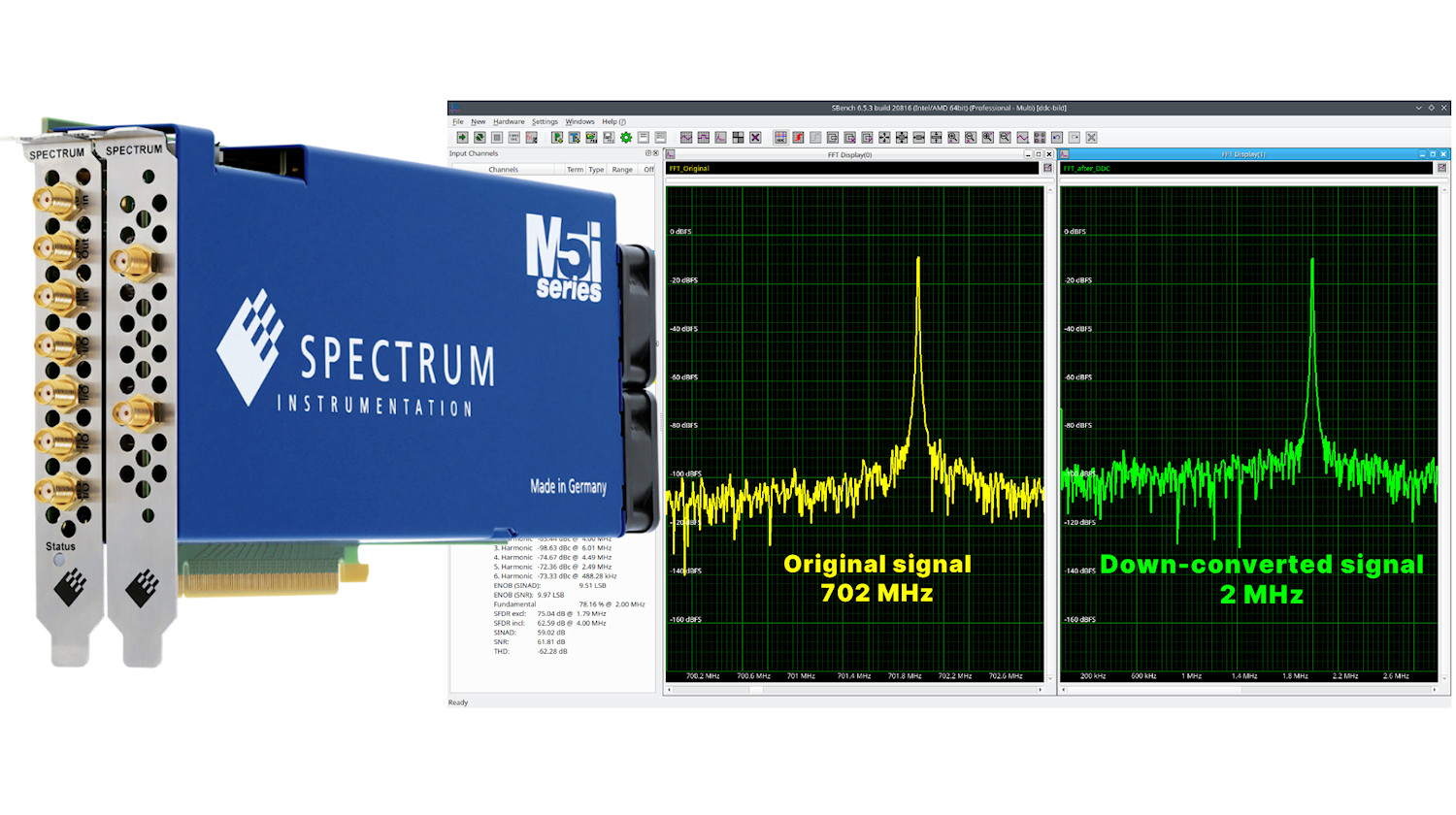 數字化儀現在通過 GPU 提供連續的數字下變頻