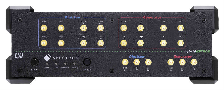Spectrum推出8款高性能hybridNETBOX，集發生器與數字化儀于一體
